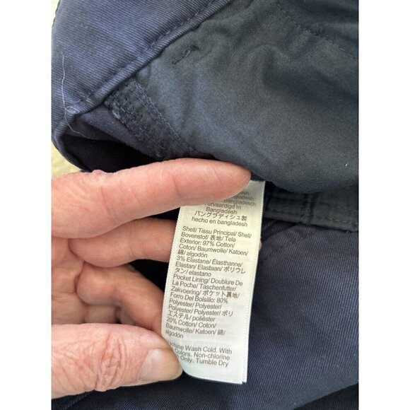 J.Crew Womens High Rise Girlfriend Chino Navy Blue Size 12 - Picture 7 of 11